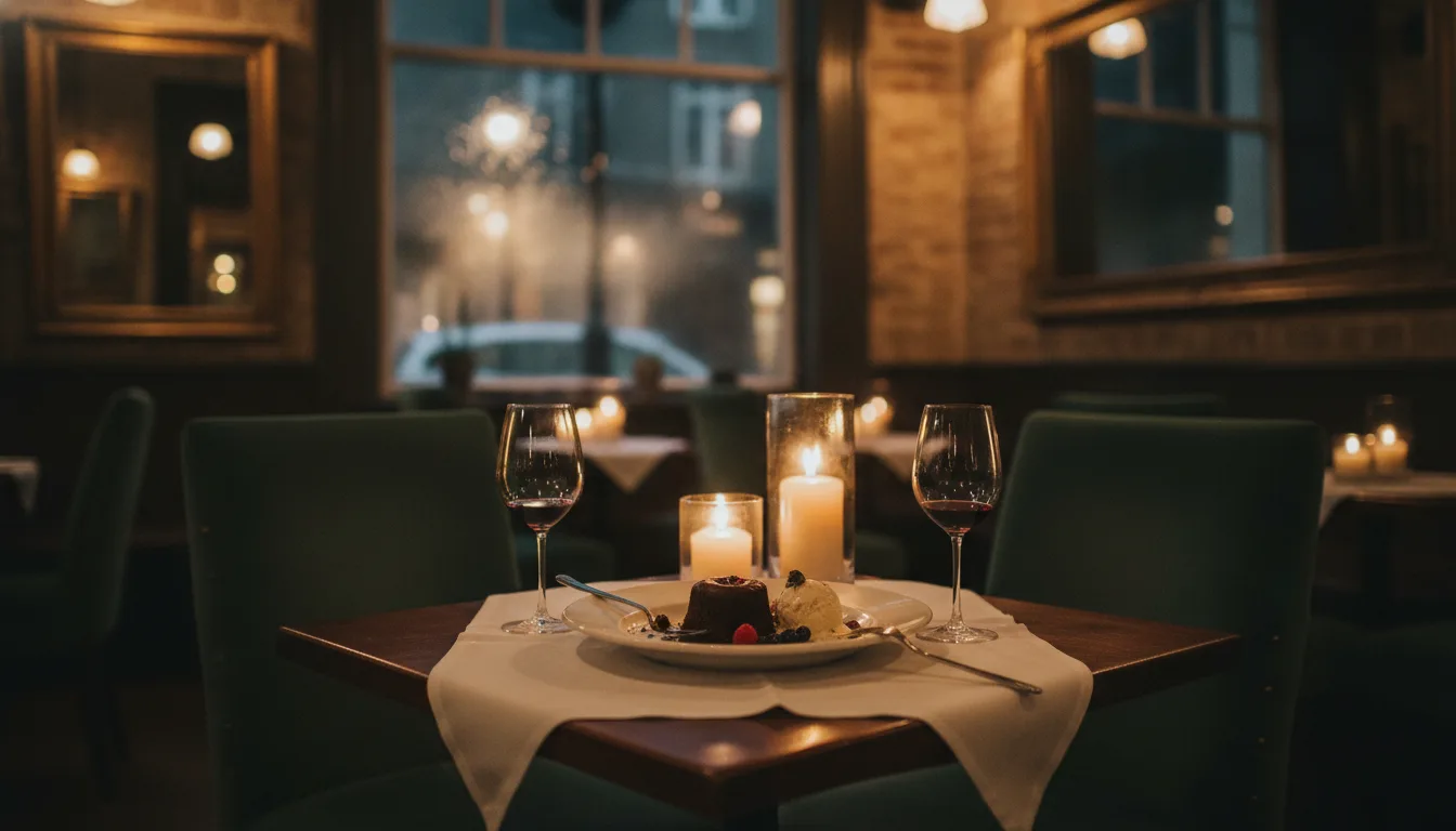 The corner table the couple reportedly asks for — same one every visit.
